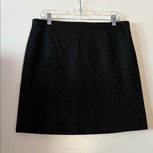 J. Crew Classic Charcoal Micro Plaid Mini Skirt